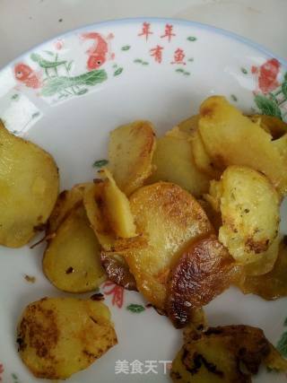 香煎土豆片的做法步骤：7