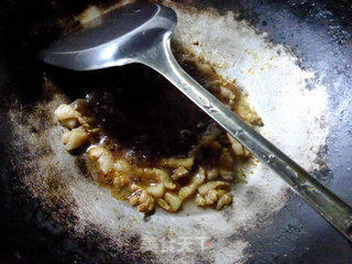 肉丝莴笋叶炒花菜的做法步骤：6