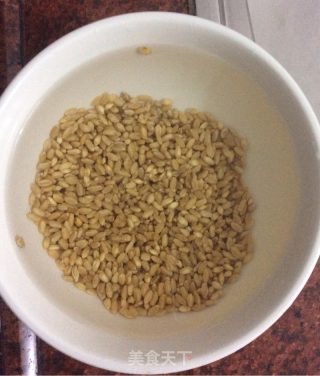 东南亚甜品 椰香小麦粥的做法步骤：2