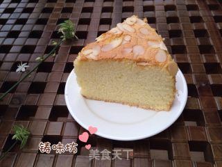 【杏仁蜂蜜戚风蛋糕】的做法步骤：16