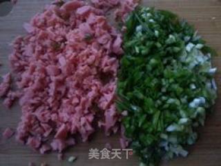 香葱火腿面包的做法步骤：3