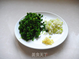 煎荠菜豆腐饼的做法步骤：4