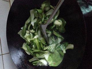 清炒青菜的做法步骤：3