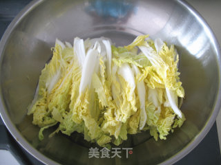 虾仁扒娃娃菜的做法步骤：4