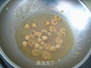 虾仁扒娃娃菜的做法步骤：6