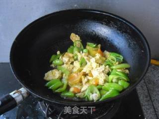 蛋炒椒的做法步骤：7