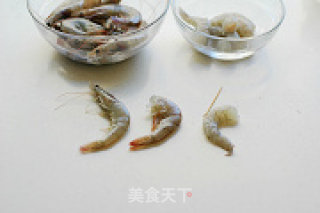 春天的小清新范儿：翡翠虾仁的做法步骤：1