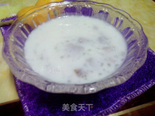 芋出美味～～～香芉牛奶西米露的做法步骤：9