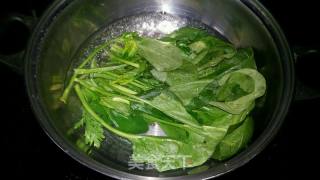 菠菜厚蛋烧的做法步骤：1