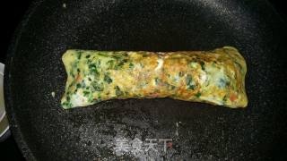 菠菜厚蛋烧的做法步骤：7
