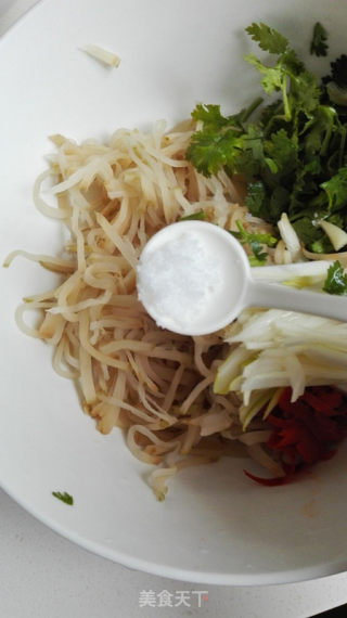 葱拌咸菜丝的做法步骤：3