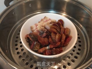 腊味合蒸的做法步骤：4