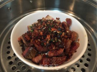 腊味合蒸的做法步骤：6
