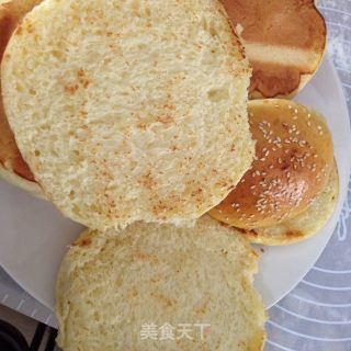 汉堡包的做法步骤：8