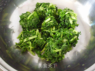 苔菜团子的做法步骤：3