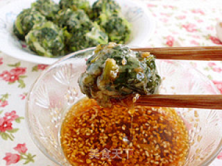 苔菜团子的做法步骤：10