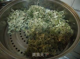 农家菜—蒸饽饽蒿的做法步骤：4