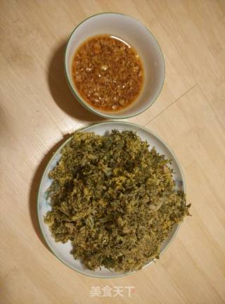 农家菜—蒸饽饽蒿的做法步骤：6
