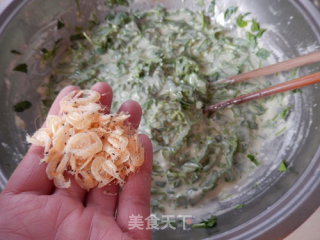 苜蓿鸡蛋饼的做法步骤：7