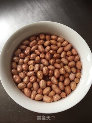 紫薯花生西米露的做法步骤：2