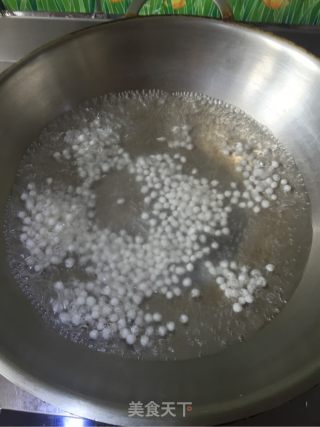 紫薯花生西米露的做法步骤：3