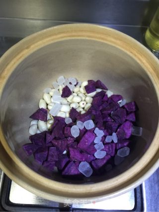 紫薯花生西米露的做法步骤：8