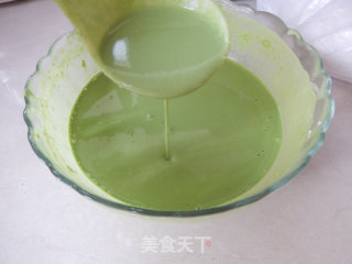 菠菜米饼的做法步骤：8