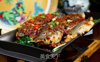 电烤箱食谱之烤鲫鱼的做法步骤：8