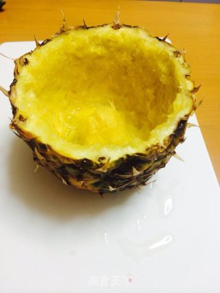 菠萝饭的做法步骤：2