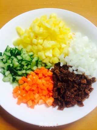 菠萝饭的做法步骤：3