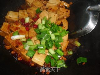 豉味肉末豆腐的做法步骤：7