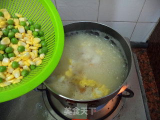 番茄豌豆汤的做法步骤：4