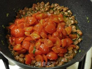 香草西红柿牛肉丁 ★口口牛排 9的做法步骤：8