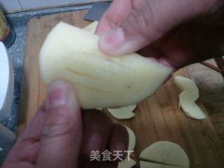 女儿做的焗烤土豆的做法步骤：4