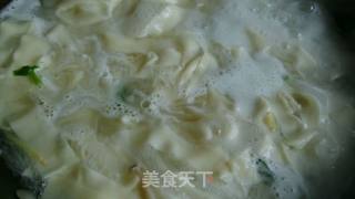 菠菜菌菇宽面的做法步骤：9