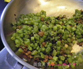揽菜肉末四季豆的做法步骤：7
