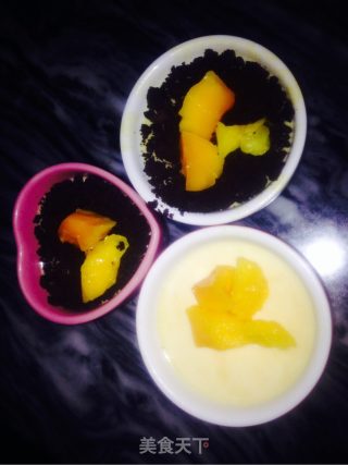 不一样的芒果布丁????的做法步骤：5