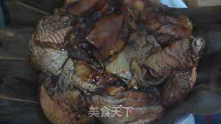 粽叶飘香——糯米粽叶鸡的做法步骤：8