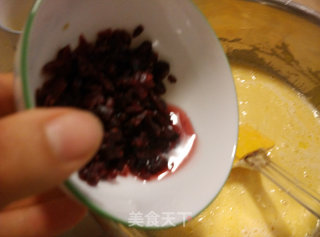 蔓越莓奶香小蛋糕的做法步骤：7