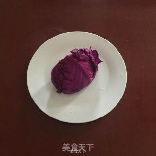 凉拌紫甘蓝的做法步骤：1