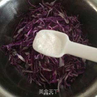 凉拌紫甘蓝的做法步骤：5