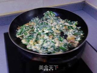 韭菜炒鸡蛋的做法步骤：5