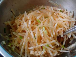 酸辣萝卜丝的做法步骤：6