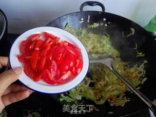 鸡蛋头菜小番茄的做法步骤：7