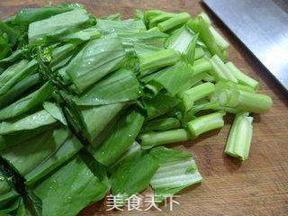黑木耳鸡蛋炒菜芯的做法步骤：2