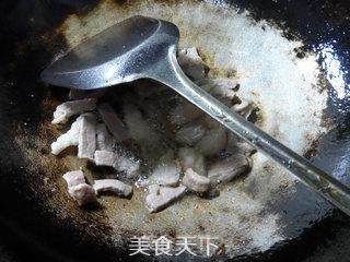 肉片茄子炒牛心菜的做法步骤：4