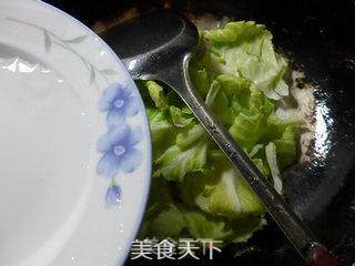 肉片茄子炒牛心菜的做法步骤：8