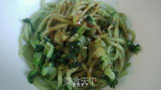 葱油拌蔬菜面的做法步骤：9