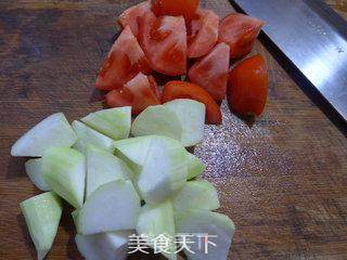 西红柿煮夜开花的做法步骤：2