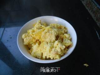 蛋烧韭菜的做法步骤：5